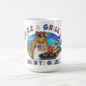 Mug Grizz & Grill : Né pour Sizzle La Bière, Le Burger (Centre)
