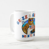 Mug Grizz & Grill : Né pour Sizzle La Bière, Le Burger (Devant gauche)