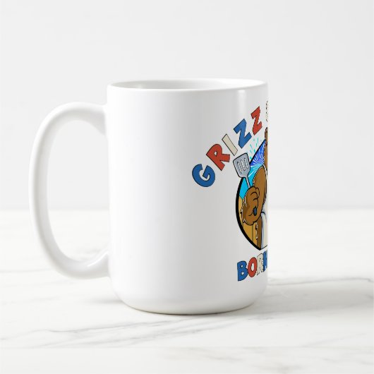 Mug Grizz & Grill : Né pour Sizzle La Bière, Le Burger (Gauche)