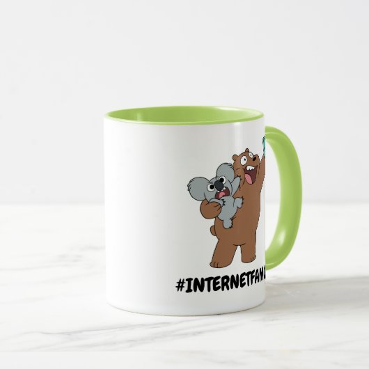 Mug Grizz & Nom Nom - #InternetFamous (Devant droit)