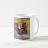 Mug Grizzlies dans l'eau (Devant droit)