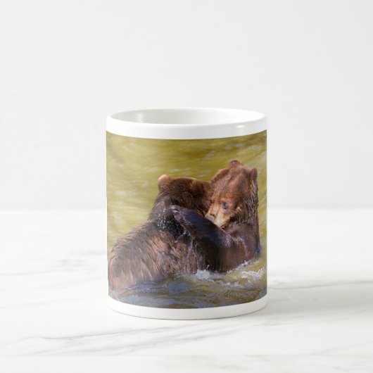 Mug Grizzlies dans l'eau (Centre)