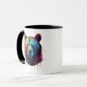 Mug Grizzly Oear Amateurs Pop Art Big Grizzly Ours (Devant gauche)