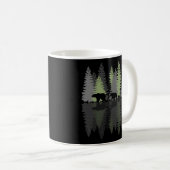Mug Grizzly Oear Famille Arbres Forêt Wilderness (Devant droit)