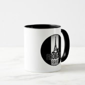 Mug Grobari Paris Tour Eiffel Noir et Blanc (Devant droit)