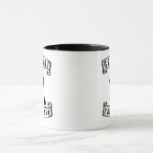 Mug Grobari Partizan Crno Beli Grobar Sa Lopatom  (Centre)