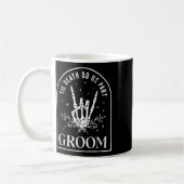Mug Groom Bride Skeleton Rock Couples Mariage Hal (Gauche)
