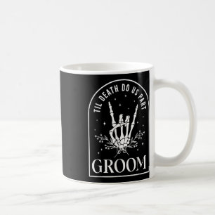 Mug Groom Bride Skeleton Rock Couples Mariage Hal