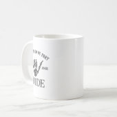 Mug Groom Bride squelette gothique Halloween Fiançaill (Devant gauche)