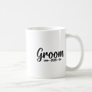 Mug Groom Est. fiançailles Mariage marié 2025