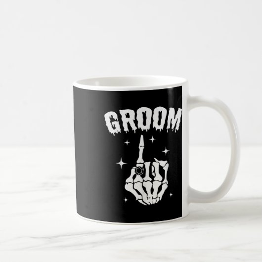 Mug Groom Skeleton Mariage Halloween Couples Matc (Droite)