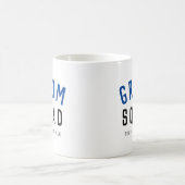 Mug Groom Squad | Moderne Bachelor Groomsman Design (Centre)