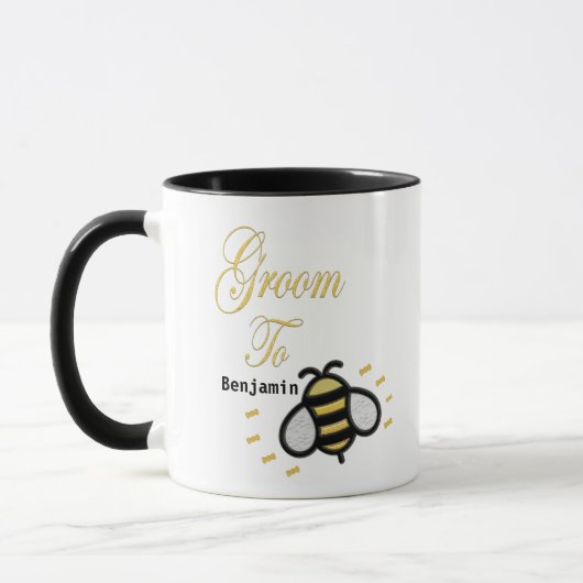 Mug Groom To Be Bachelor Party Personnaliser (Gauche)