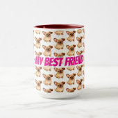 Mug Grooming Dog Personalized Luxury Modern Collection (Centre)