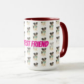Mug Grooming Dog Personalized Luxury Trendy Collection (Devant droit)