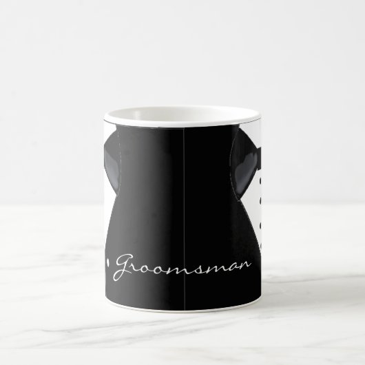 Mug Groomsman Tuxedo Design (Centre)