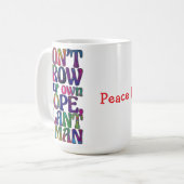 Mug Groovology – Planter des mots (Devant gauche)