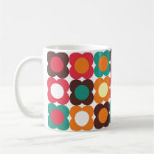 Mug Groovy 70s Retro Flower Pattern | Bold Boho Floral (Gauche)
