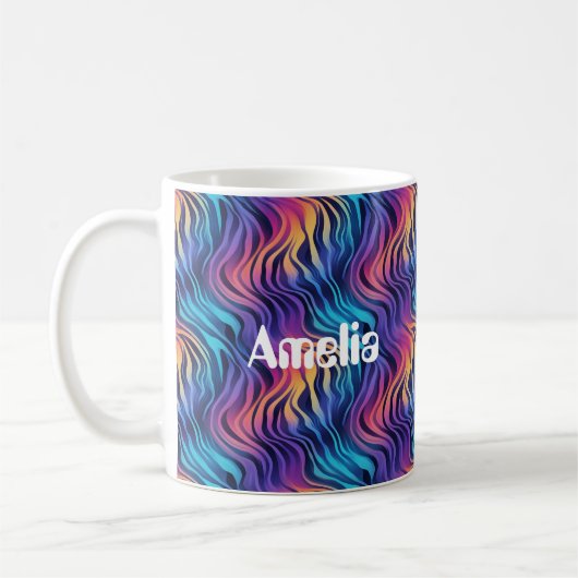 Mug Groovy 90s Multicolor Boho Style (Gauche)
