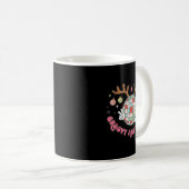 Mug Groovy And Bright Merry Christmas Disco Ball Reind (Devant droit)