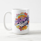 Mug Groovy années 70 Bachelière Boogie Babe ID929 (Gauche)