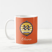 Mug Groovy Aquarius Custom (Gauche)