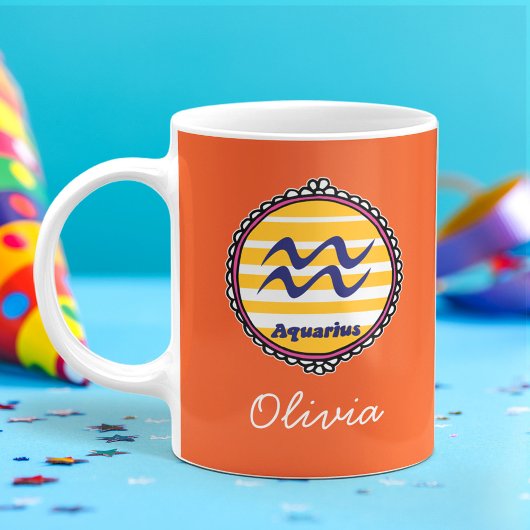 Mug Groovy Aquarius Custom