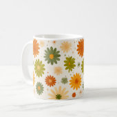 Mug Groovy Boho Flower Power Ceramic Cup (Devant gauche)