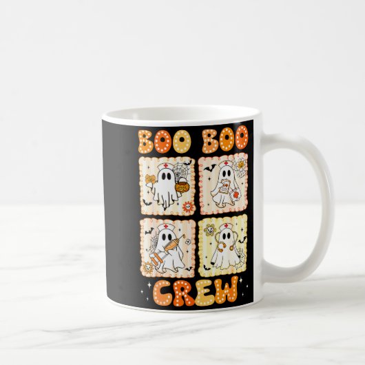 Mug Groovy Boo Boo Crew Nurse Funny Ghost Women Hallow (Droite)