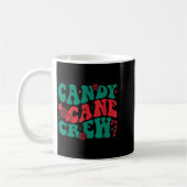 Mug Groovy Candy Cane Crew Matching Family Group Squad (Gauche)
