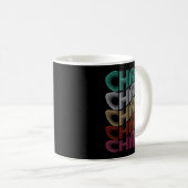 Mug Groovy Chris D Name I Love Chris 70,80's Meme (Devant droit)