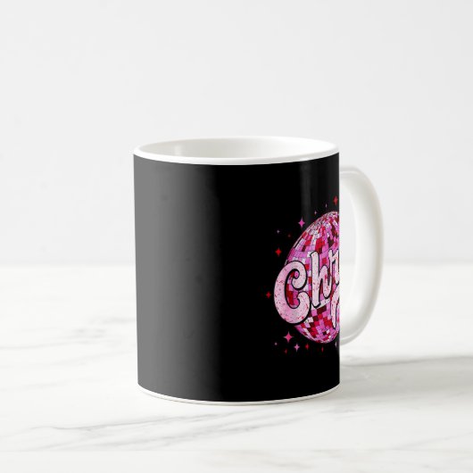 Mug Groovy Chris First Name D I Love Chris Tees Meme (Devant droit)