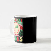 Mug Groovy Christmas Vibes Happy Christmas Day For Men (Devant gauche)