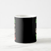 Mug Groovy Christmas Vibes Smile Face Santa Hat Xmas T (Centre)