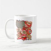 Mug Groovy Coquette Western Valentines Day Collage Cli (Gauche)