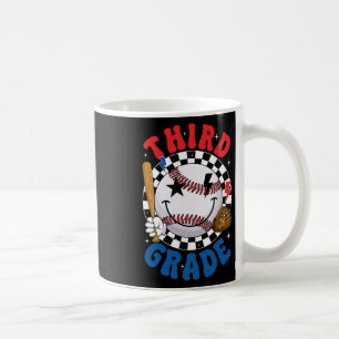 Mug Groovy Équipe de baseball de troisième année Premi