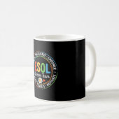 Mug Groovy esol dream team enseignants et étudiants de (Devant droit)