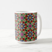 Mug Groovy Funky Flower Power (Devant droit)