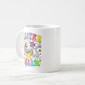 Mug Groovy Funny Rabbit Egg Chick Easter Squad Day Men (Devant gauche)