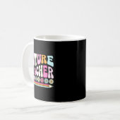Mug Groovy Future Teacher Student Graduation Teacher I (Devant gauche)