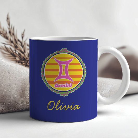 Mug Groovy Gemini Personnalisé