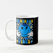 Mug Groovy Hanukkah Vibes Chanukah Pajama Happy Hanukk (Gauche)