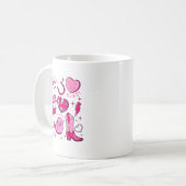 Mug Groovy Howdy Valentine Western Valentines Day Cowb (Devant gauche)