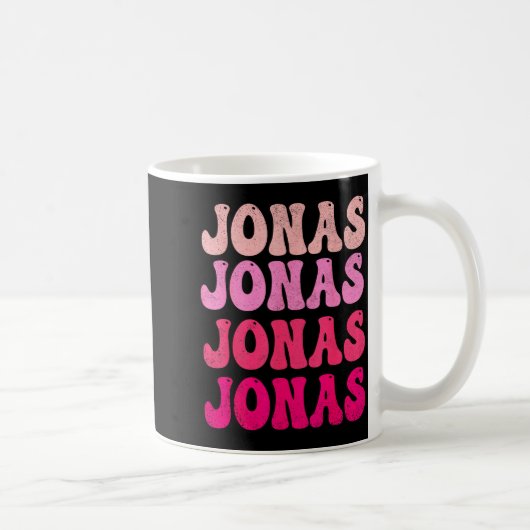 Mug Groovy Jonas First Name D I Love Jonas Tees Meme (Droite)
