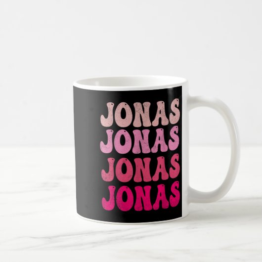 Mug Groovy Jonas First Name D I Love Jonas Tees Meme (Droite)