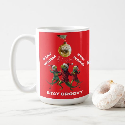 Mug Groovy Lizards (Avec donut)