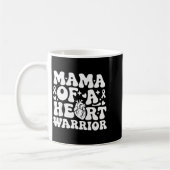 Mug Groovy Mama Of A Heart Warrior Chd Awareness Heart (Gauche)