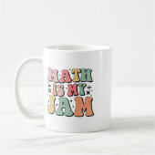 Mug Groovy Math Is My Jam Premier Jour Ck Pour École M (Gauche)