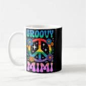Mug Groovy Mimi Floral Hipe Funny Mother's Day Mom Wom (Gauche)