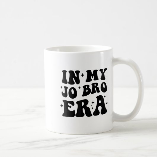 Mug Groovy Retro In My Jo Bro Era Funny Womens Mens (Droite)